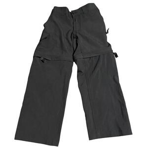 Magellan Outdoors Boys' FishGear Overcast ZipOff‎ Pants Size XS 6-7 Kid Black